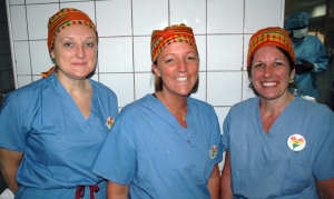 Bev Small (left), Christine Placidi (center), and Judy Hurley